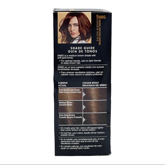 John Frieda Precision Foam Permanent Colour 5NBG Medium Chestnut Brown Gold Tone - Picture 4 of 6